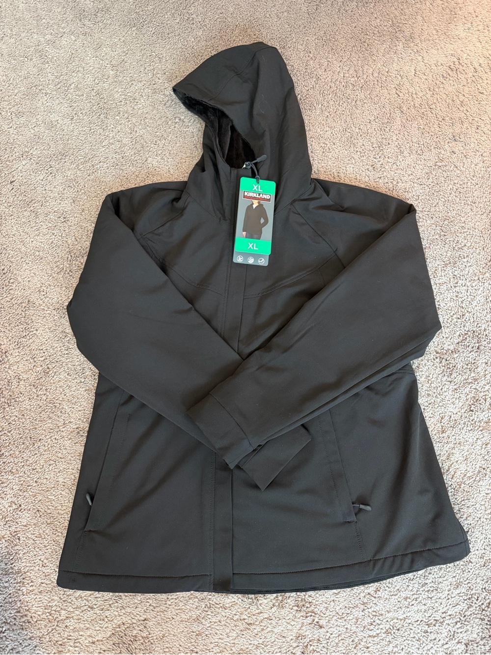 Kirkland Signature Black Ladies' Softshell Jacket